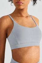 Spaghetti Strap Round Neck Sports Bra - Elena Rae Co.