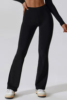 Slim Fit High Waist Long Sports Pants - Elena Rae Co.