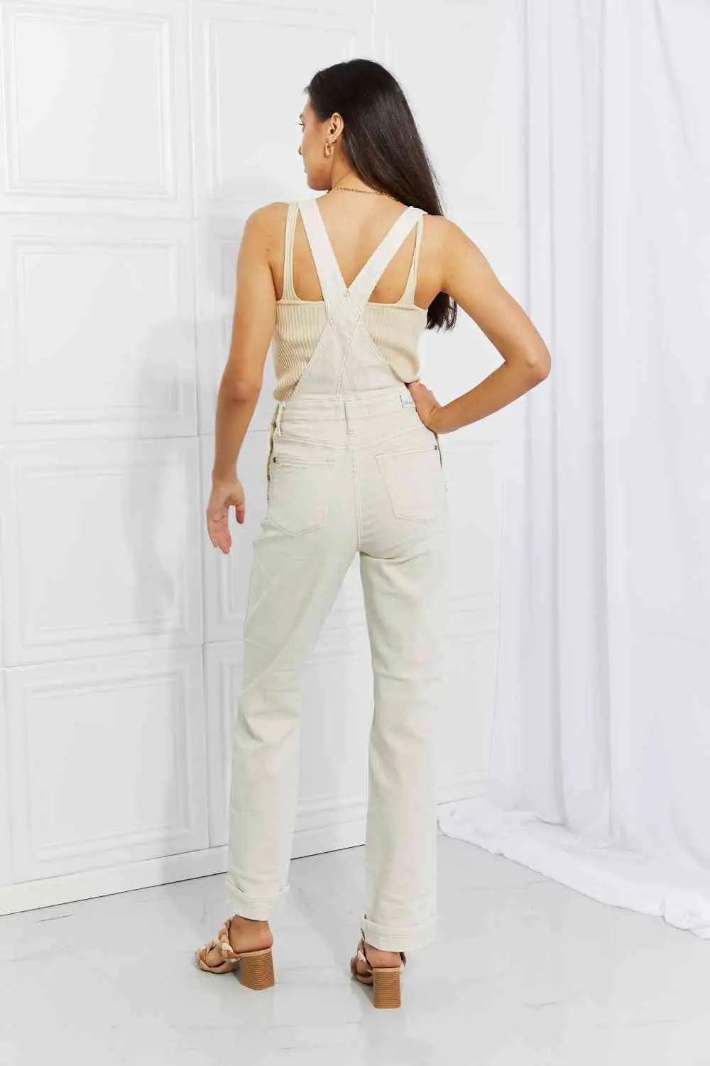 Judy Blue Full Size Taylor High Waist Overalls - Elena Rae Co.