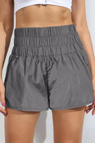 Breathable Smocked Sports Shorts.