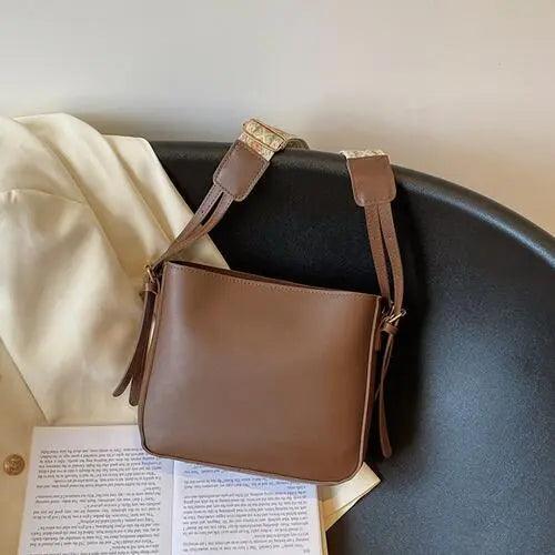 Small PU Leather Crossbody Bag - Elena Rae Co.