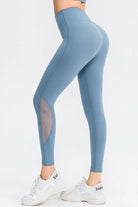 Wide Waistband Slim Fit Long Sports Pants - Elena Rae Co.