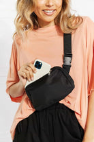 Buckle Zip Closure Fanny Pack - Elena Rae Co.