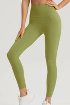 Wide Waistband Sports Leggings - Elena Rae Co.