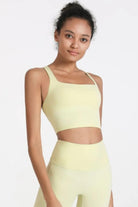 Crisscross Open Back Cropped Sports Cami - Elena Rae Co.