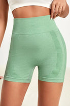 Wide Waistband Slim Fit Active Shorts - Elena Rae Co.