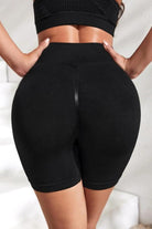 Slim Fit High Waistband Active Shorts - Elena Rae Co.