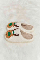 Melody Rudolph Print Plush Slide Slippers - Elena Rae Co.