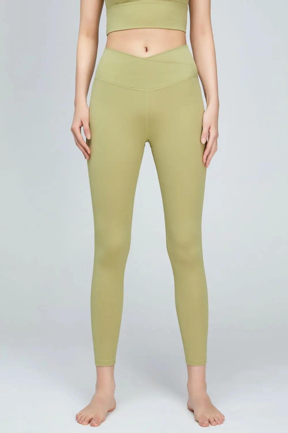 V-Waist Sports Leggings - Elena Rae Co.