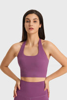 Breathable Halter Neck Sports Bra - Elena Rae Co.