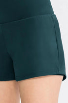 Wide Waistband Sports Shorts with Pockets - Elena Rae Co.