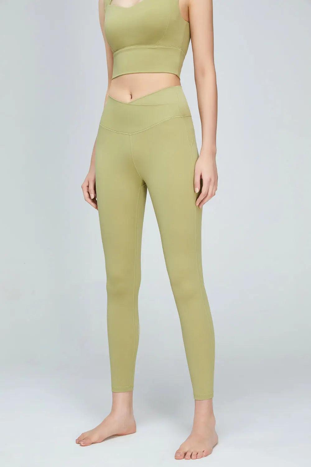 V-Waist Sports Leggings - Elena Rae Co.