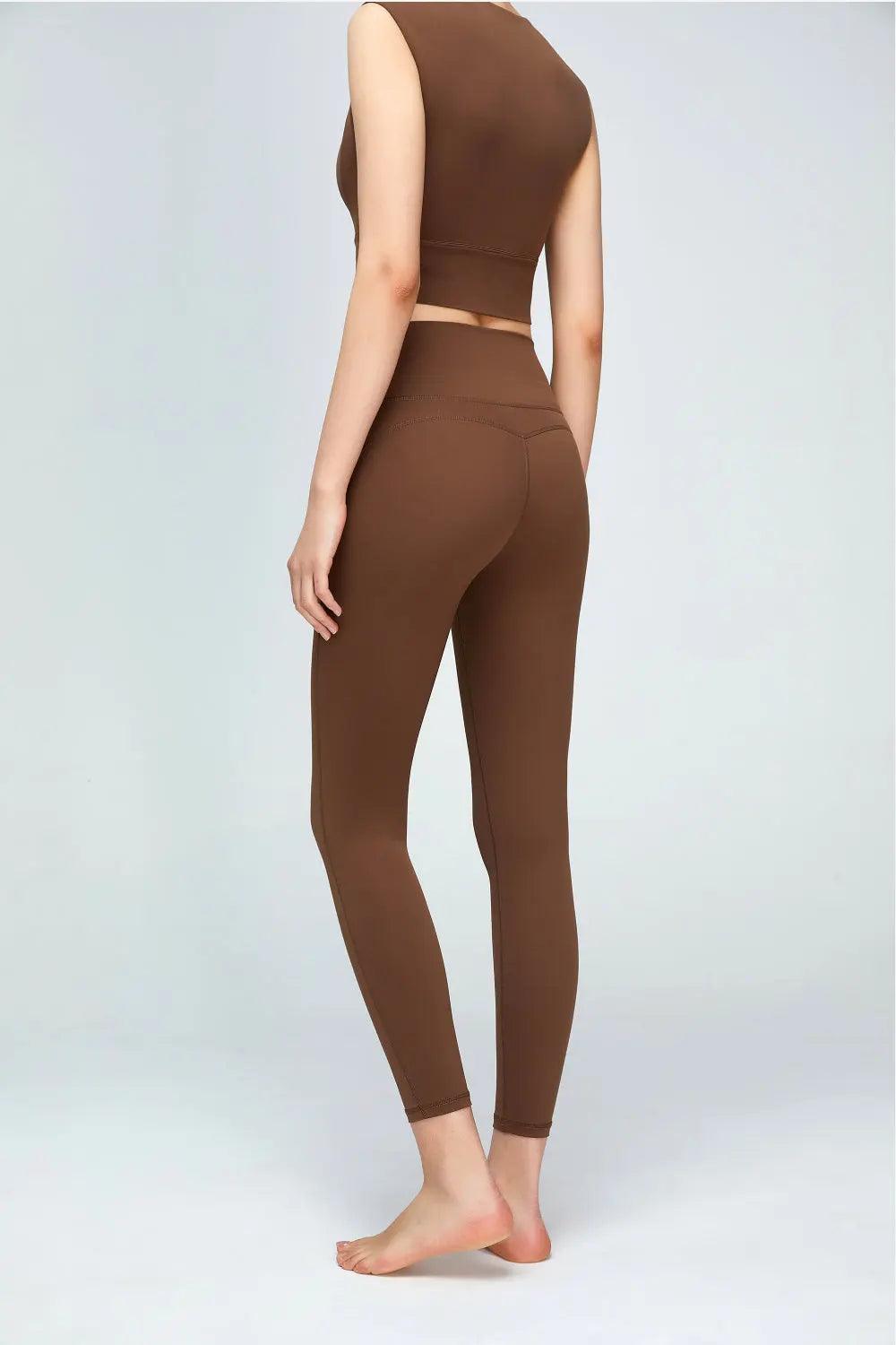 V-Waist Sports Leggings - Elena Rae Co.