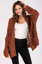 Button Down Longline Cardigan - Elena Rae Co.