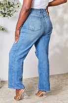 Judy Blue Full Size High Waist Distressed Jeans - Elena Rae Co.