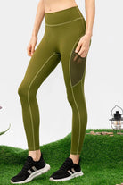 High Waist Slim Fit Long Sports Pants - Elena Rae Co.