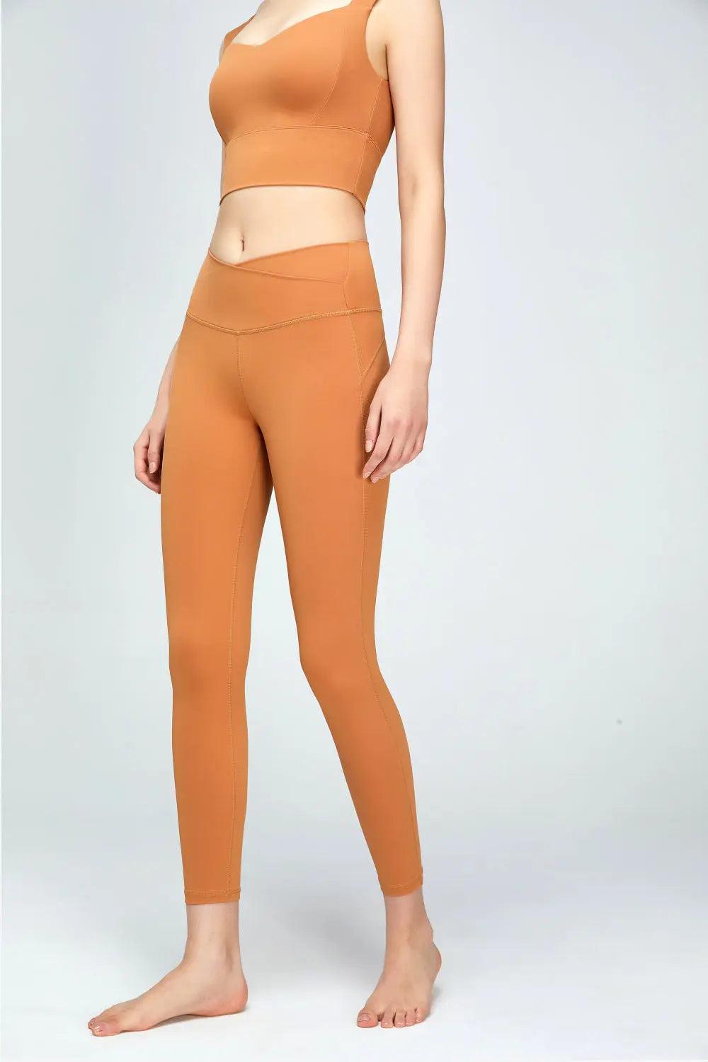 V-Waist Sports Leggings - Elena Rae Co.